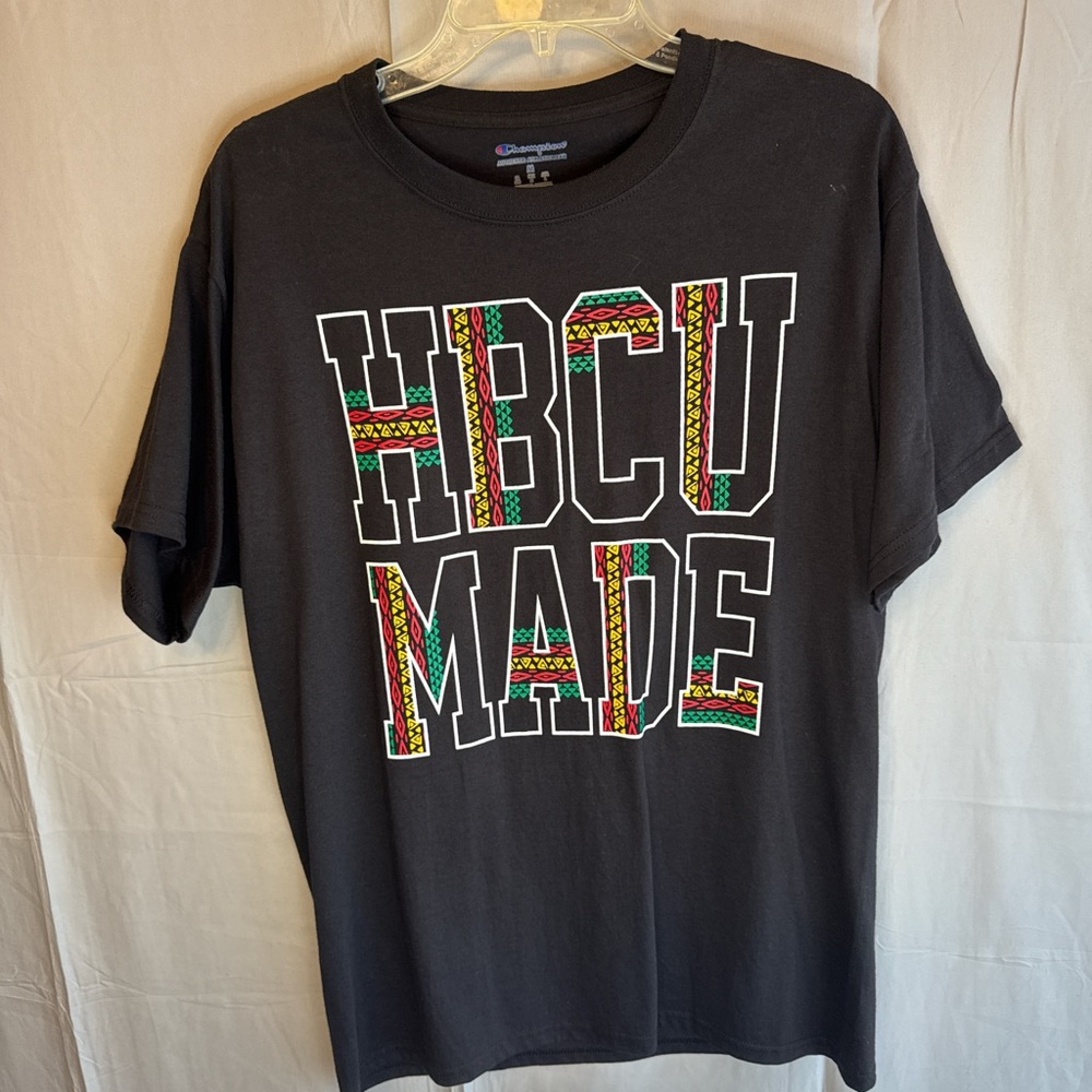 Champion Black HBCU Made Tee